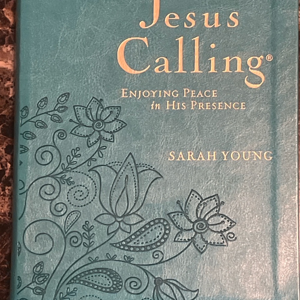 Teal 'Jesus Calling' Book by Sarah Young